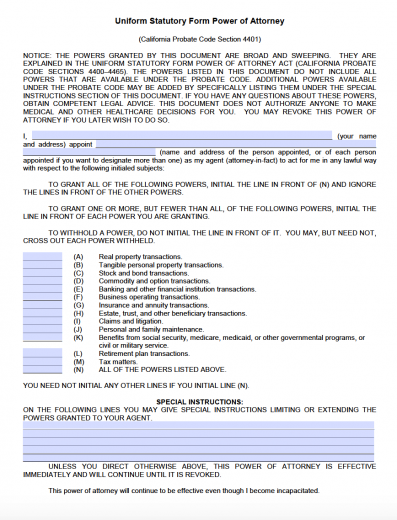 california-durable-power-of-attorney-fillable-form-printable-forms
