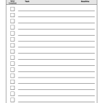 Download Checklist Template from freedownloads.net