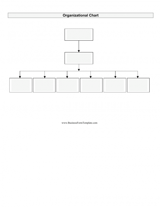 Word Organizational Chart Template Fillable