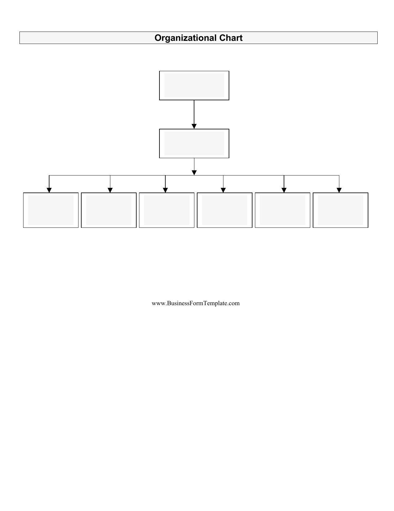 blank organization chart template