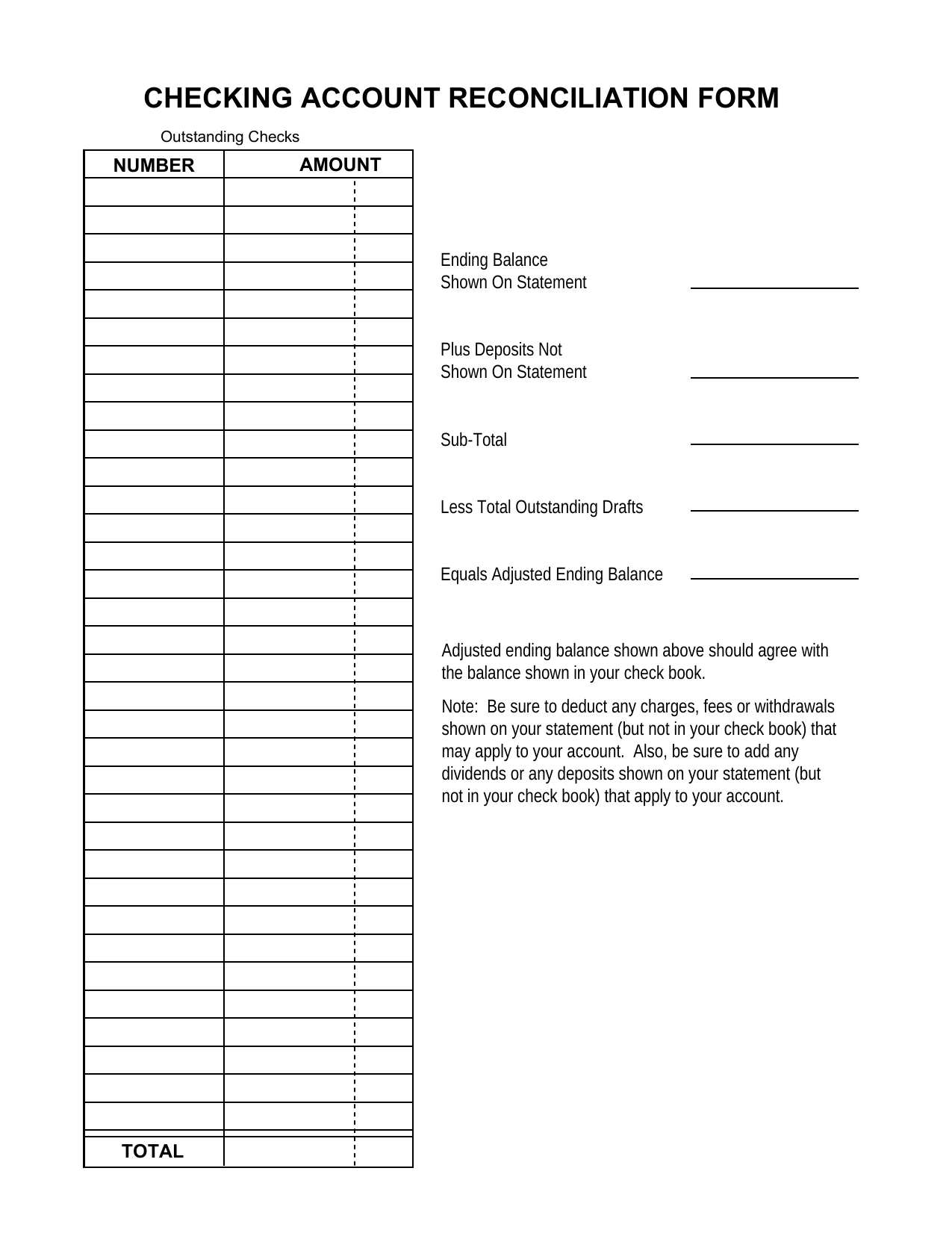 Download Reconciliation Balance Sheet Template Excel PDF RTF Word FreeDownloads