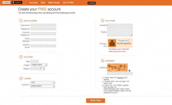 adam-4-adam-registration-page