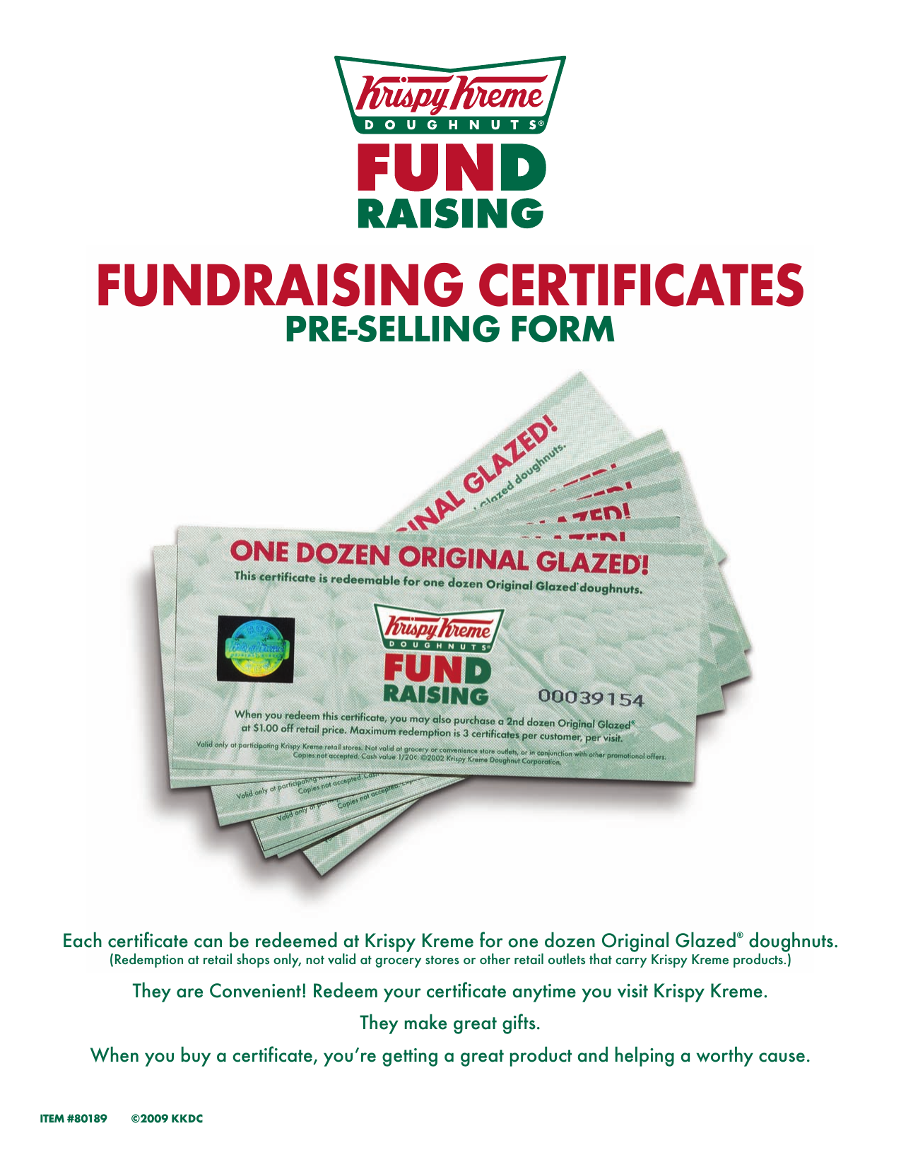 Printable Krispy Kreme Fundraiser Flyer Template Jpablo