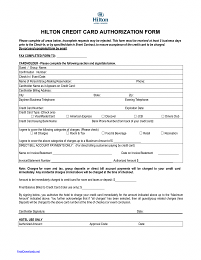 free-hotel-credit-card-authorization-forms-word-pdf-eforms