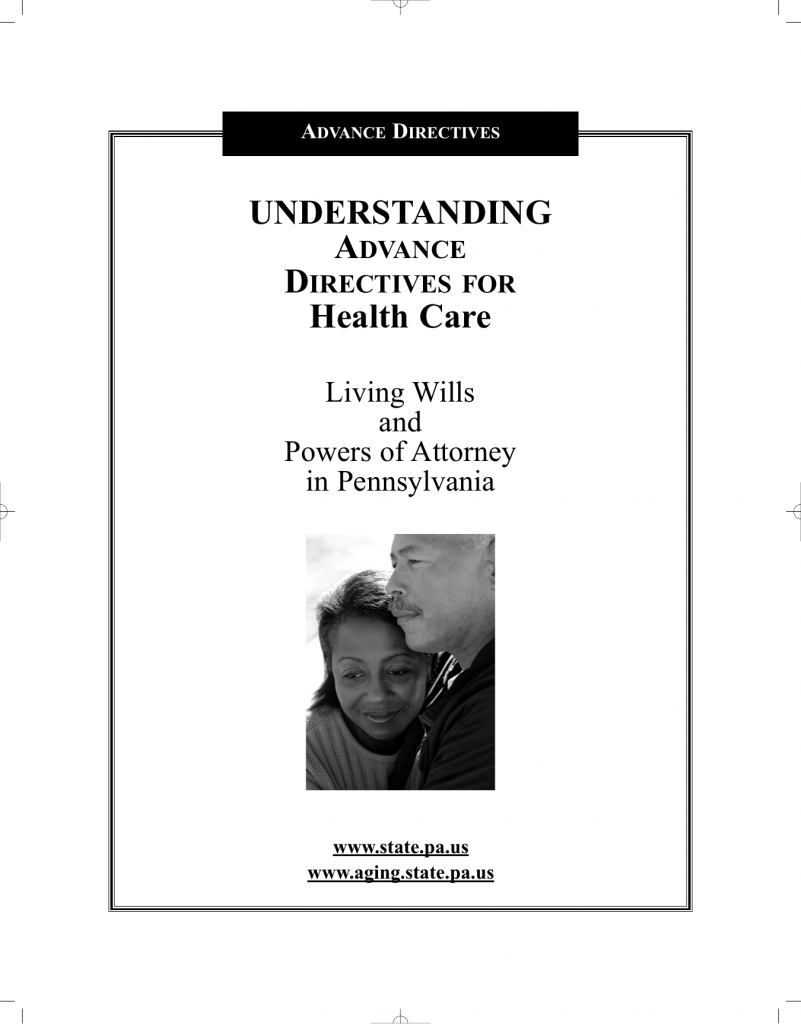 Download Pennsylvania Living Will Form Advance Directive Pdf 8700